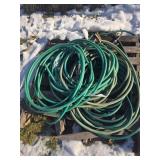 Garden Hoses with Spray Nozzles