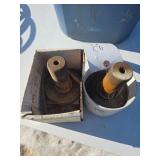 Adjustable Snowplow Shoes with Threaded Mounts