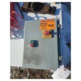 Electrical Control Panel With 480V Label