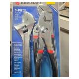 JobSmart 3-Piece Pliers and Wrench Set