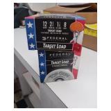 2 TIMES BID Two Boxes Federal 12GA Target Load