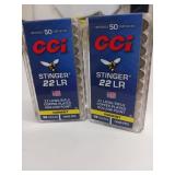2TIMES BID Boxes CCI Stinger 22LR Ammunition