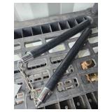 Black Metal Nunchucks with Chain
