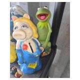 Miss Piggy and Kermit Banks