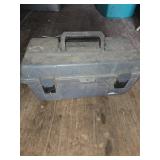 Plastic Toolbox with Mixed Hand Tools