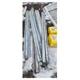 7Xbid Galvanized Metal door tracks