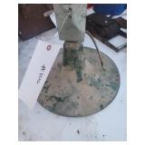 Industrial Metal Light Fixture Base