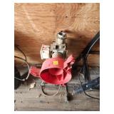 Red and White Electric Blower Unit