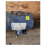 Blue Bluffton Electric Motor