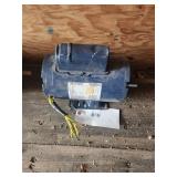 Blue Electric Motor With Wiring