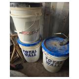 3ï¿½ Buckets of plaster
