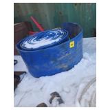 Blue Industrial Water Hose