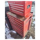Red Metal Tool Chest Set