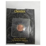 2000 Cheerios Penny With COA