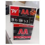 2 TIMES BID Two Boxes Winchester 20GA Target Loads