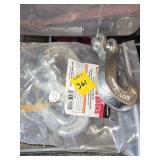 Galvanized 3/8-Inch Clevis Grab Hooks
