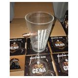 6X BID Six Bullet Pint Glasses
