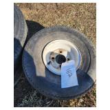 Two Trailer Tires and Rims