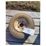 Rusty but trusty High-Speed Trailer Wheel