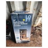 12-Inch Wood Rollout Drawer