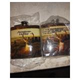 Two American Hunter Collectible Flasks