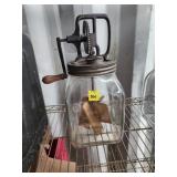 Manual Glass Butter Churn