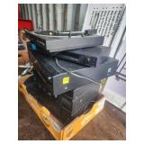 Stacked Audio Equipment Lot