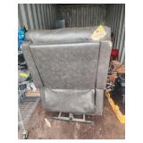 Gray Recliner Chair with Power Features
