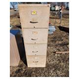 Metal Five-Drawer Filing Cabinet