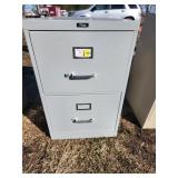 Flex Two-Drawer Metal File Cabinet