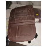 Brown Seat Back Organizer with Pockets