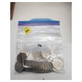 Dollar Coins in Bag