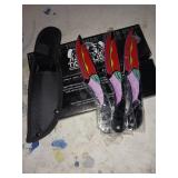 Tiger-USA Knives With Sheath Set