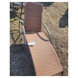 Outdoor Wicker Chaise Lounge Chair