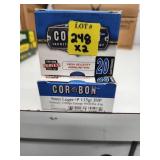Cor-Bon 9mm Luger +P Ammo, 2 Boxes 2x