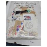 Bag of International Postage Stamps
