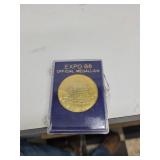 Expo 86 Official Medallion