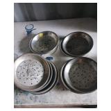 10X BID Ten Vintage Pie Tins