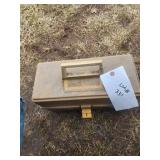 Plastic Tackle Box with Contents
