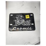 Loomis License Plate Topper