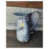 Galvanized Metal Decorative Pitcher