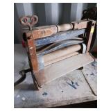 Vintage Hand-Crank Clothes Wringer