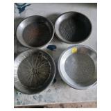 Ten Vintage Pie Tins