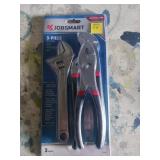 JobSmart 3-Piece Pliers and Wrench Set