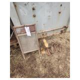 Wood Washboard and Cast Shoe Forms