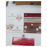 5 X BID Five Uncirculated Coin Sets 1984-1989