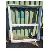 White Vinyl Window Frame