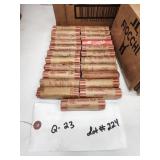 23X BID US WHEAT Pennies
