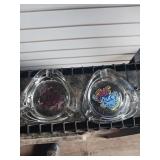2 X BID Two Glass Joe Cool Camel Ashtrays