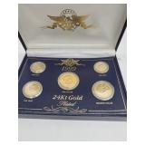 1999 24K Gold-Plated Coin Set